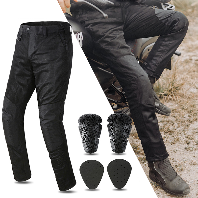Cycling Commuter Trousers - Pantalones de moto de malla de