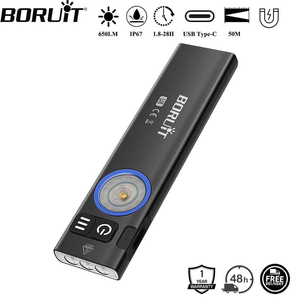Cycling To Work - BORUiT U8 650LM EDC linterna LED