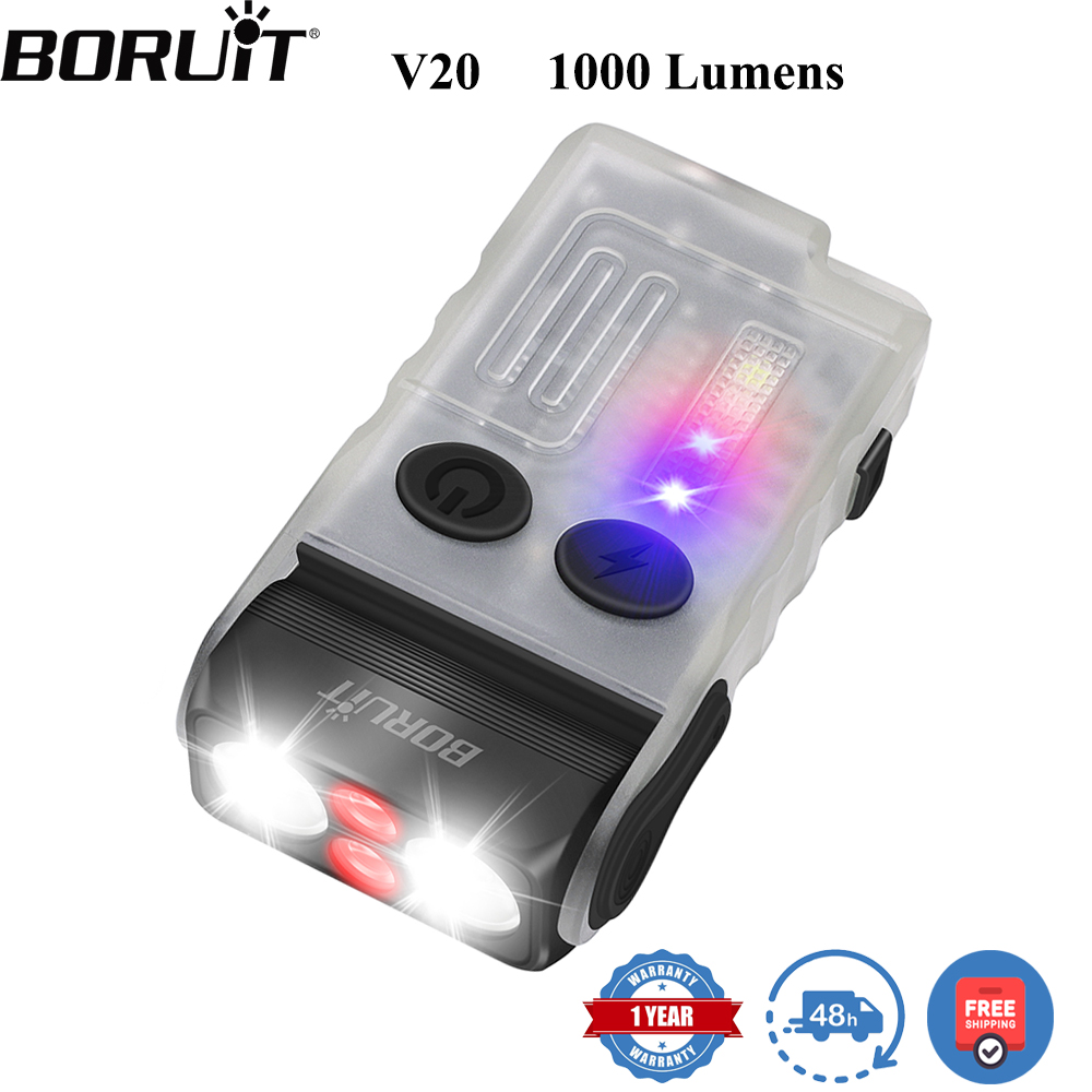 Cycling To Work - Linterna LED EDC con Fluorescencia y