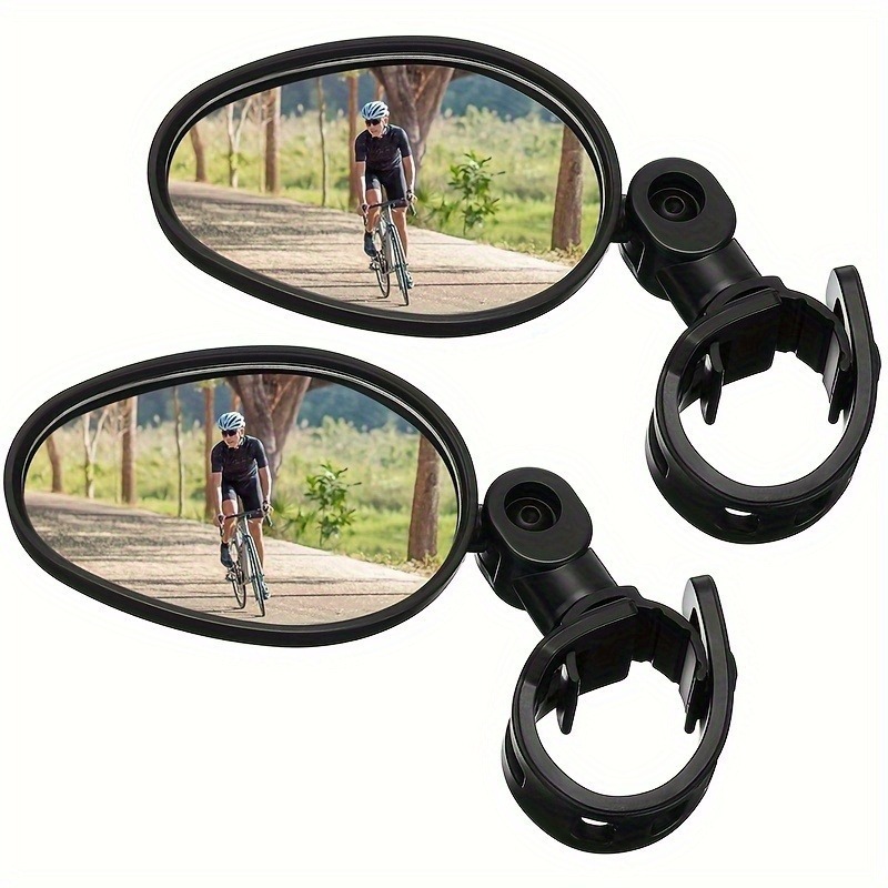 Mirror Handlebar Convex - 1/2PCS Espejos de bicicleta, retrovisor ovalado