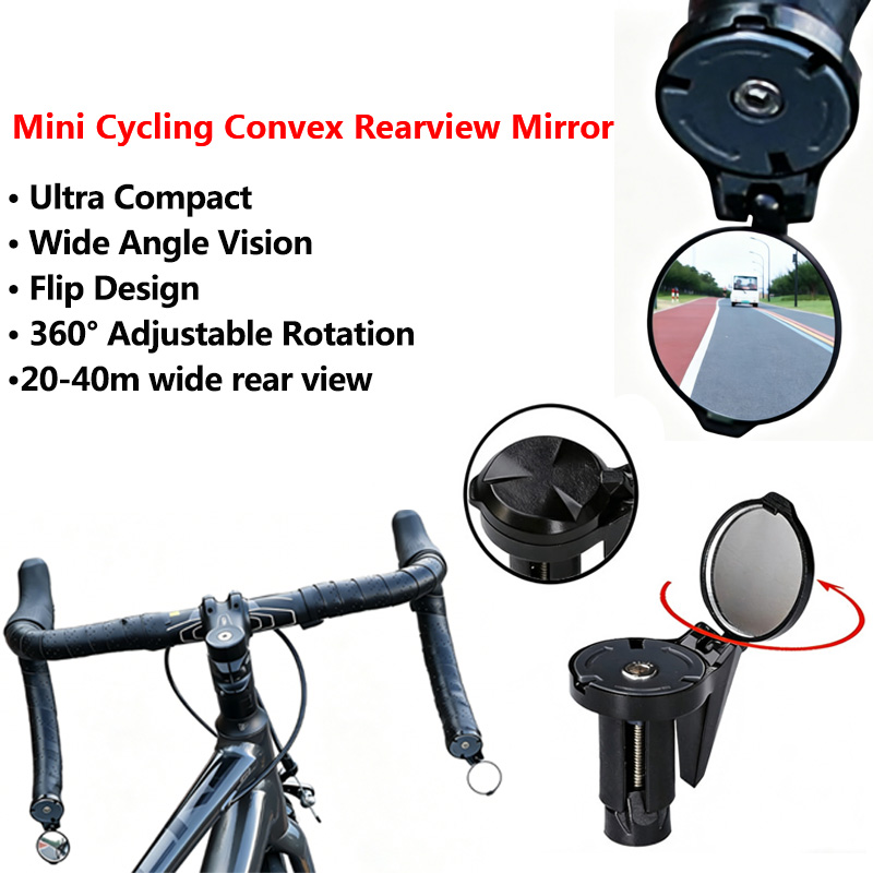 Mirror Handlebar Convex - Espejo Convexo Ultra Compacto para Ciclismo