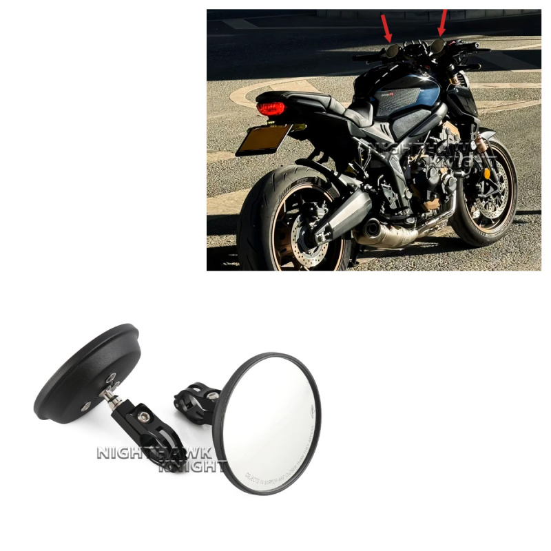 Mirror Handlebar Convex - Espejo Convexo Circular de Gran Angular