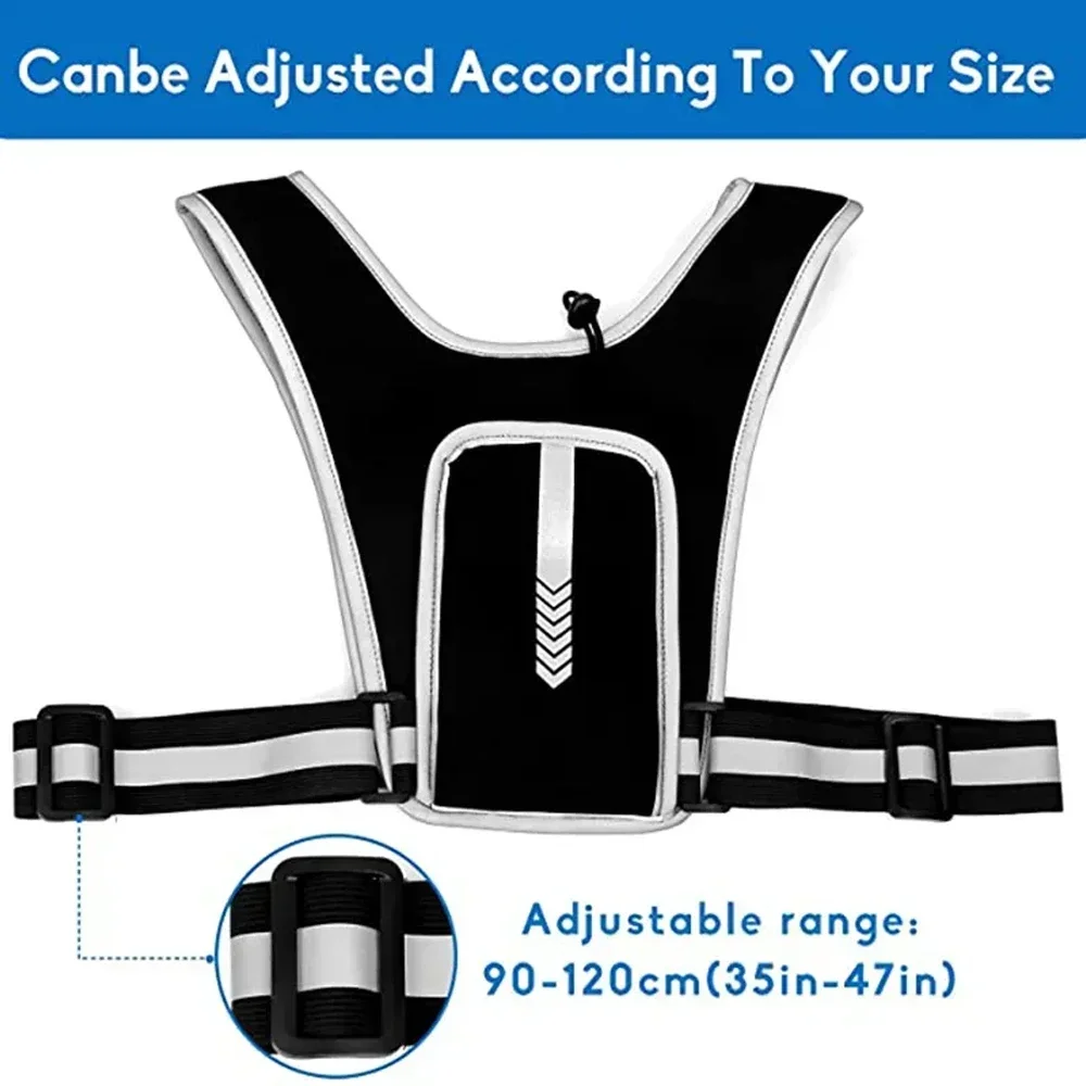 Chaleco reflectante para corre - Reflective Vest Cycling reseña y precio