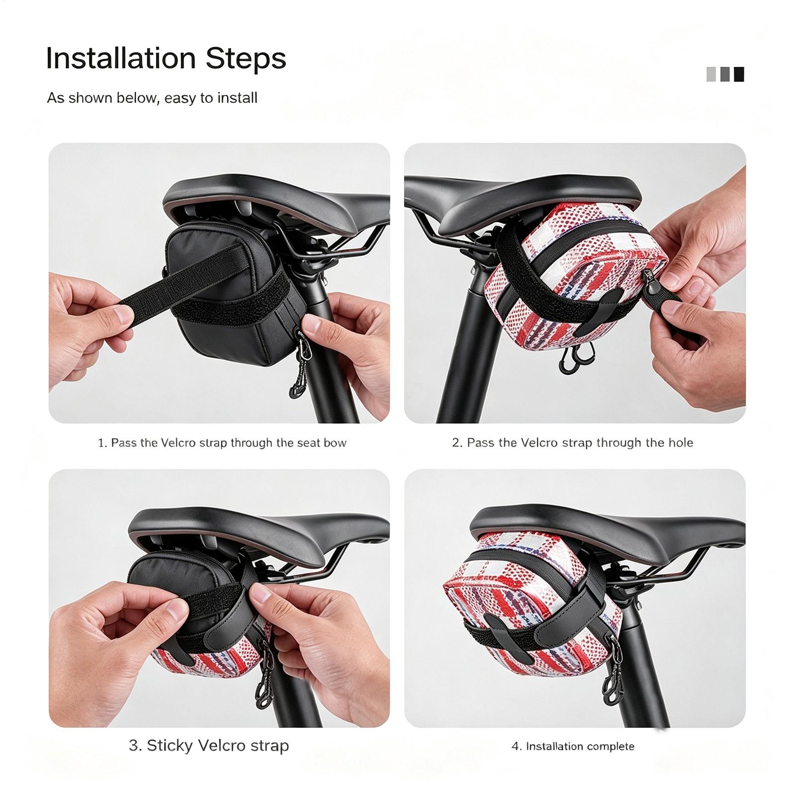 Bolsa para sillín de bicicleta - Saddle Bag Under Seat reseña y precio