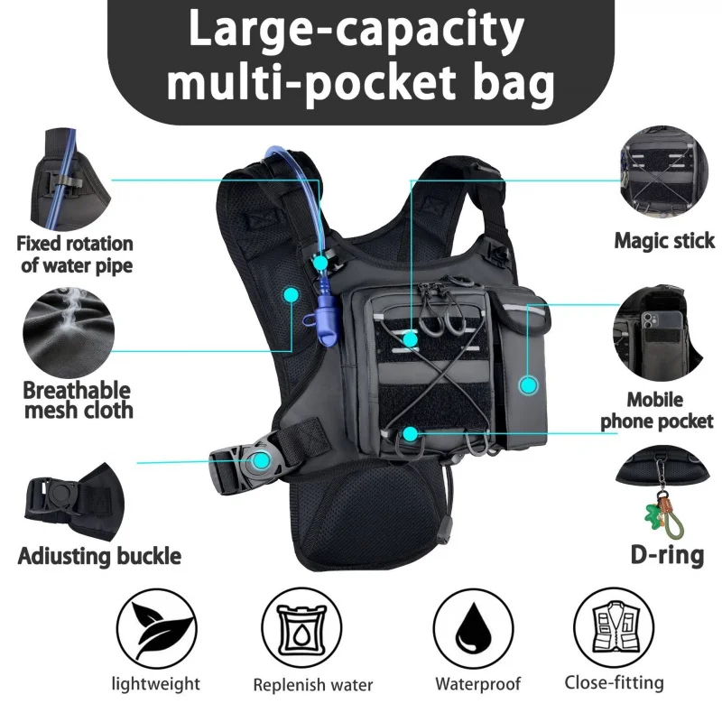 ​ Chaleco Táctico de Alta Cali - Reflective Vest Cycling reseña y precio