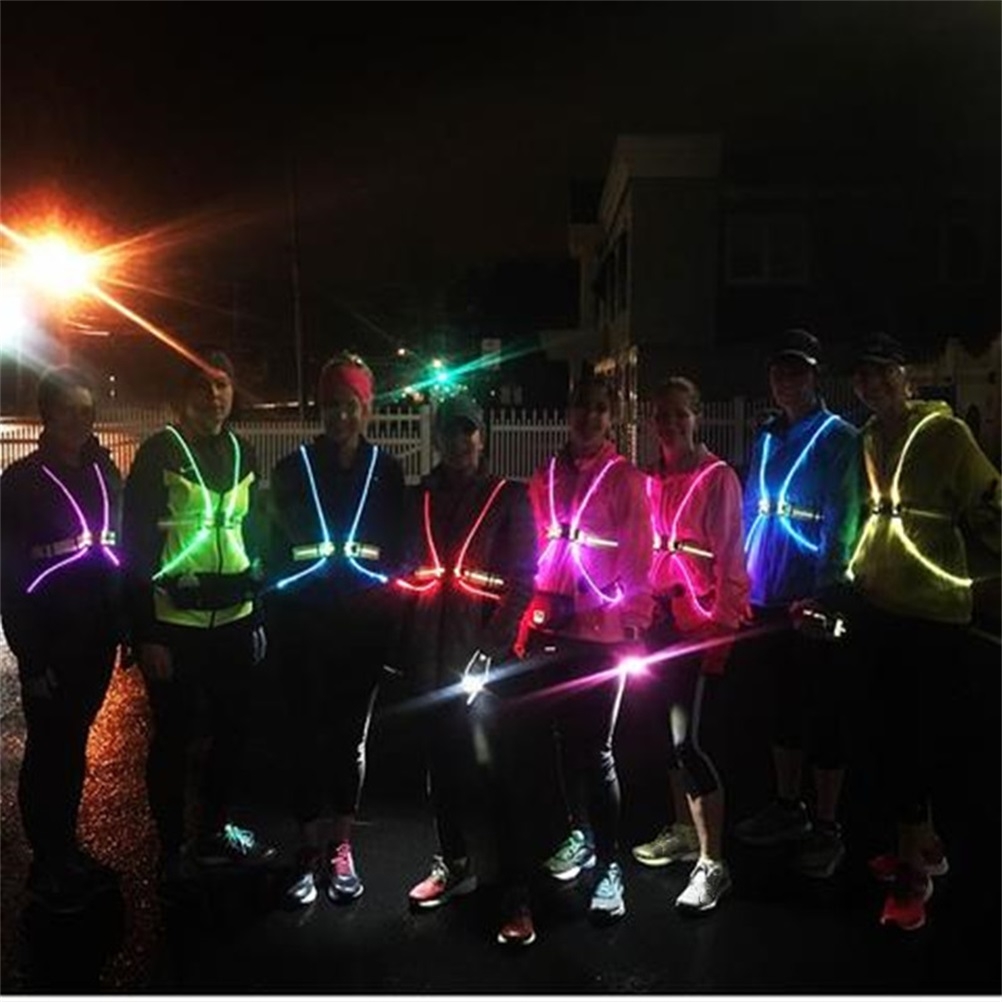 Chaleco Reflectante LED 360° p - Reflective Vest Cycling reseña y precio