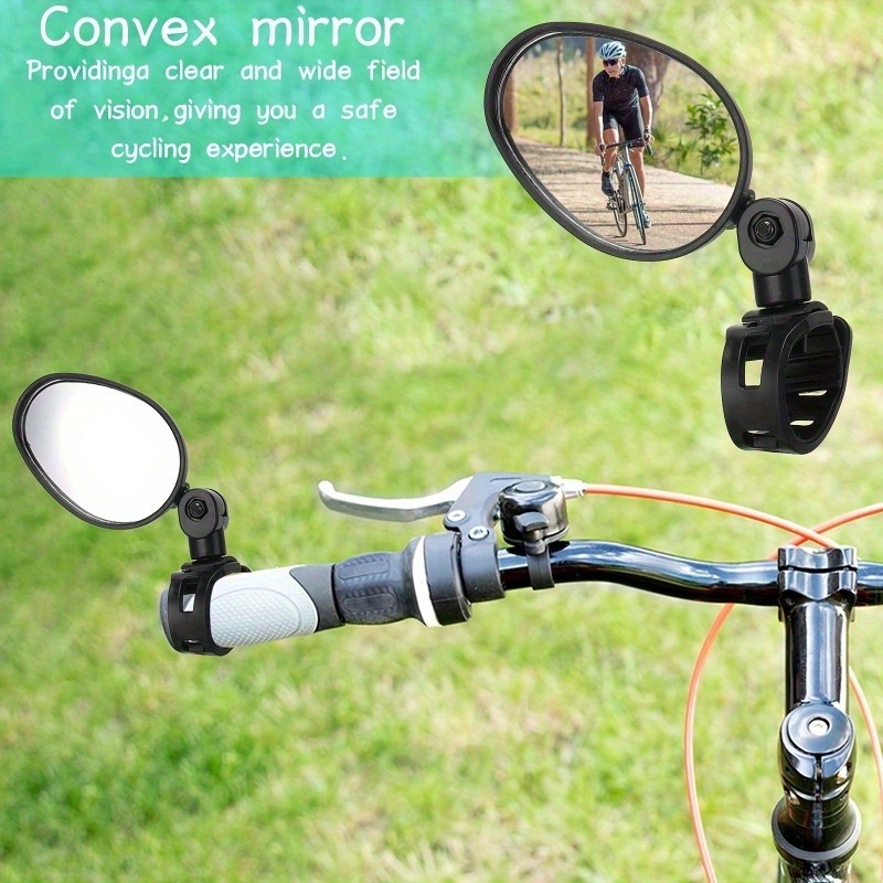 1/2PCS Espejos de bicicleta, r - Mirror Handlebar Convex reseña y precio