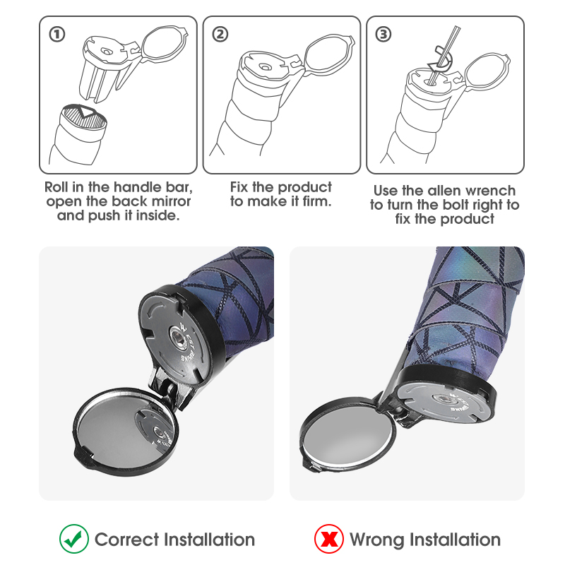 Espejos retrovisores para bici - Mirror Handlebar Convex reseña y precio