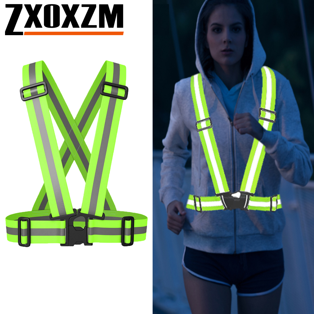 Chaleco para correr de noche,  - Reflective Vest Cycling reseña y precio