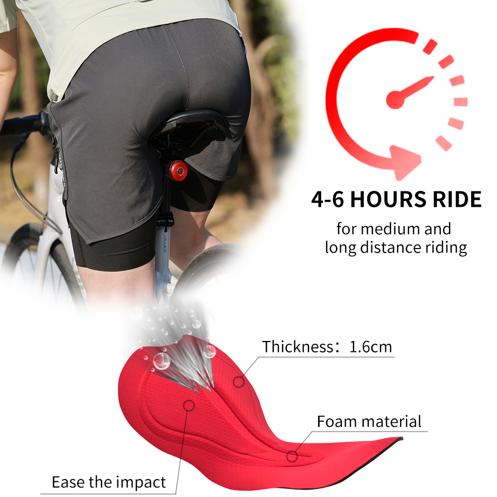 WOSAWE-pantalones cortos de ci - Cycling Commuter Trousers reseña y precio