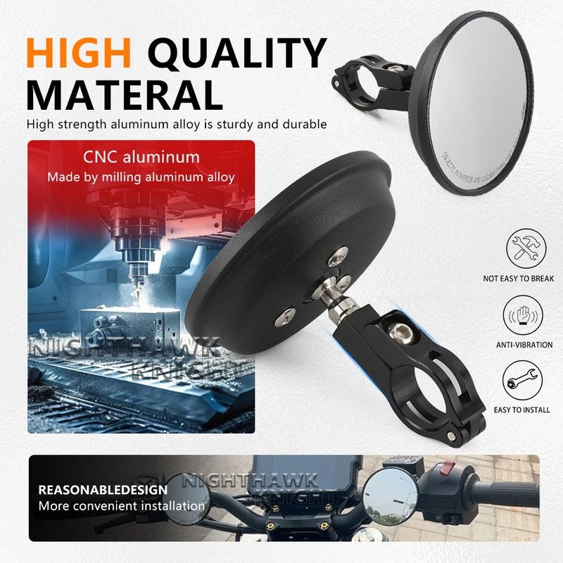Espejo Convexo Circular de Gra - Mirror Handlebar Convex reseña y precio