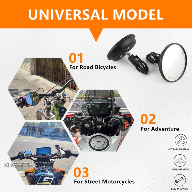 Espejo Convexo Circular de Gra - Mirror Handlebar Convex reseña y precio