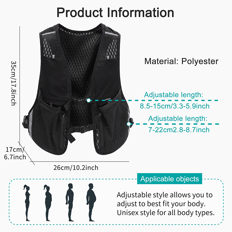 TINYAT-Bolsa de chaleco multif - Reflective Vest Cycling reseña y precio
